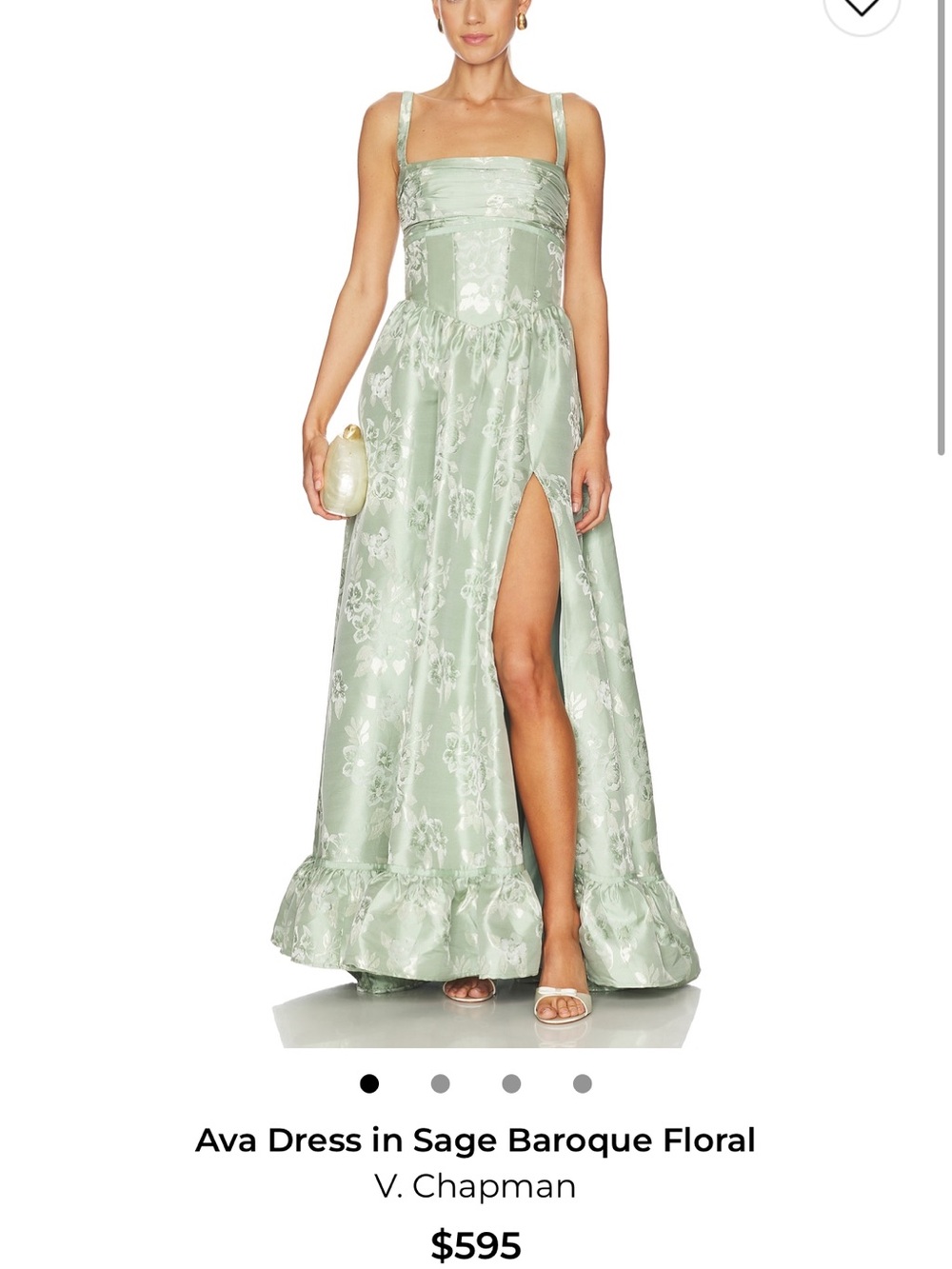 V. Chapman Ava Dress in Sage